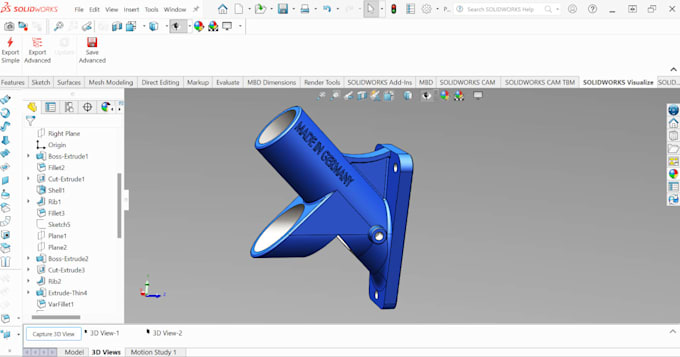 Gig Preview - Do 3d cad design and product design on solidworks