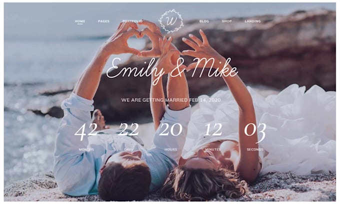 Bestseller - create a wedding website for the digital invitation and rsvp