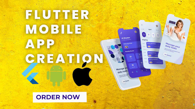 Gig Preview - Do flutter mobile apps creation and development