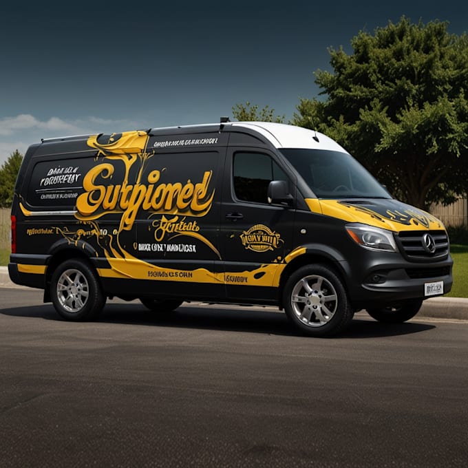 Bestseller - create a vehicle wrap for a van, truck, or trailer