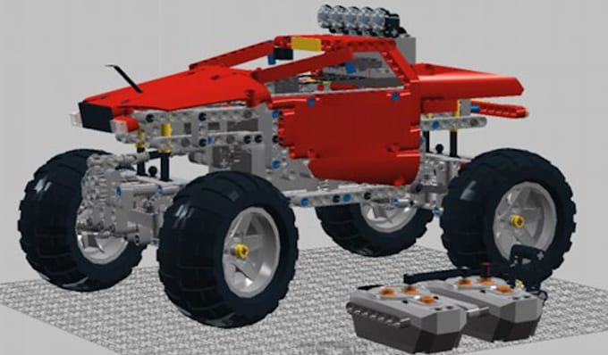 Gig Preview - Do 3d lego design custom lego figures 3d lego model 3d lego supercars lego moc