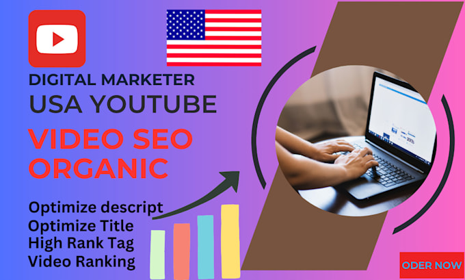 Gig Preview - Do USA youtube video SEO organically