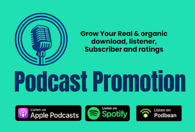 Gig Preview - Promote your podcast and grow downloads organically