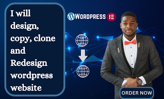 Gig Preview - Redesign and design a professional wordpress website using elementor pro