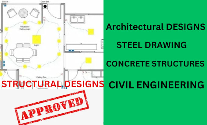 Gig Preview - Do wood, steel and concrete structural design, structural engineer