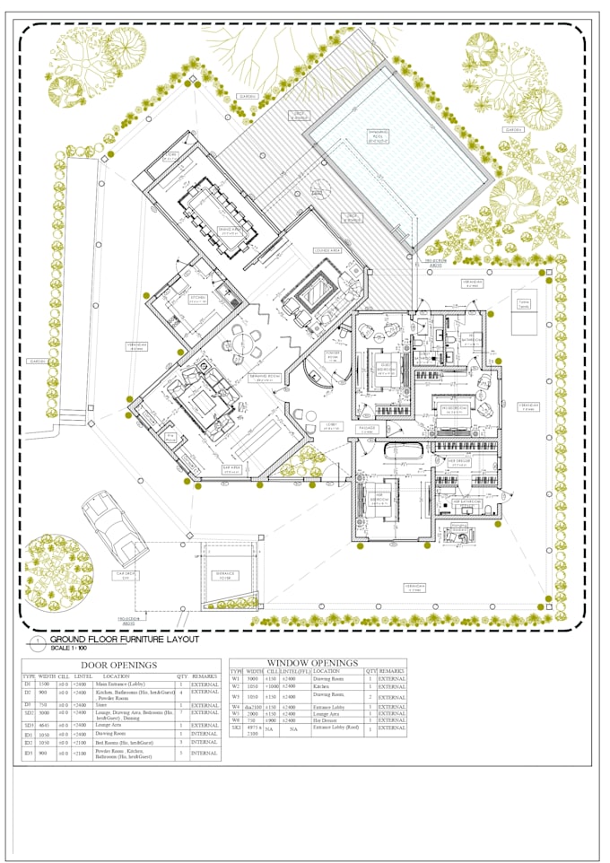 Gig Preview - Do 2d floor plan, working drawing and furniture layout