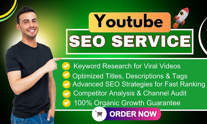 Gig Preview - Be your youtube SEO expert to boost growth and rankings