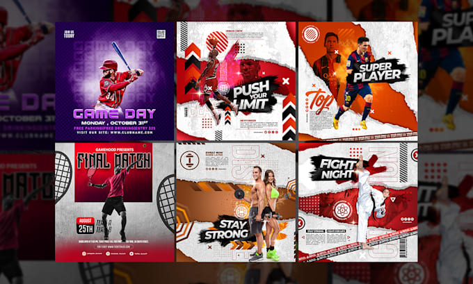 Gig Preview - Design a professional sports flyer or poster within 12 hours