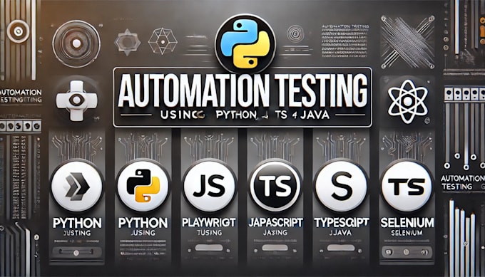 Gig Preview - Do automation testing using python, typescript using playwright