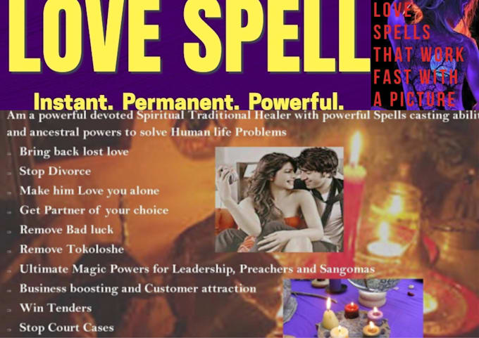 Gig Preview - Cast the love spell charm to let your lover come back to you