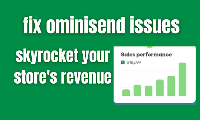 Gig Preview - Fix omnisend issues setup high converting email marketing flows for ecommerce