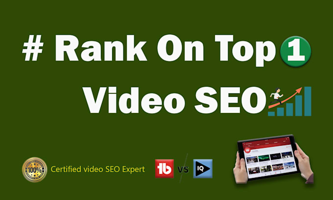 Gig Preview - Do organic youtube video SEO and rank on top