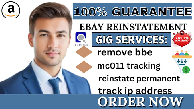 Gig Preview - Remove bbe mc011 tracking reinstate permanent restricted blocked account