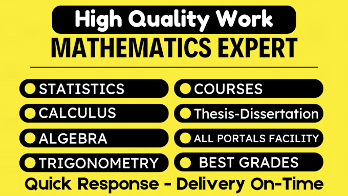 Bestseller - help in mathematics, statistics, algebra, calculus, discrete math and chemistry