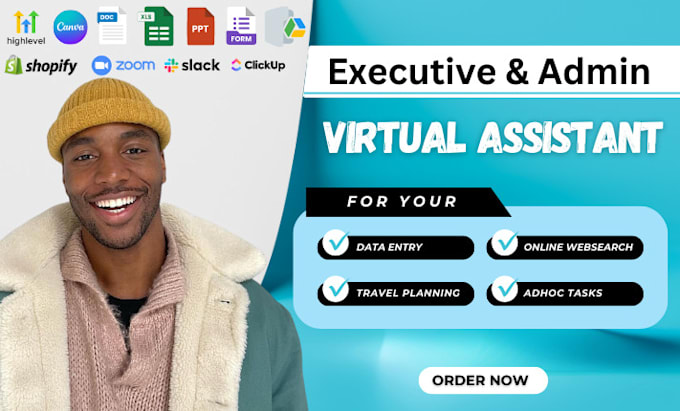 Gig Preview - Be long term executive personal business admin virtual assistant