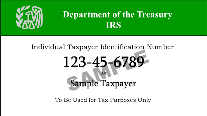 Bestseller - get your itin number as an irs caa