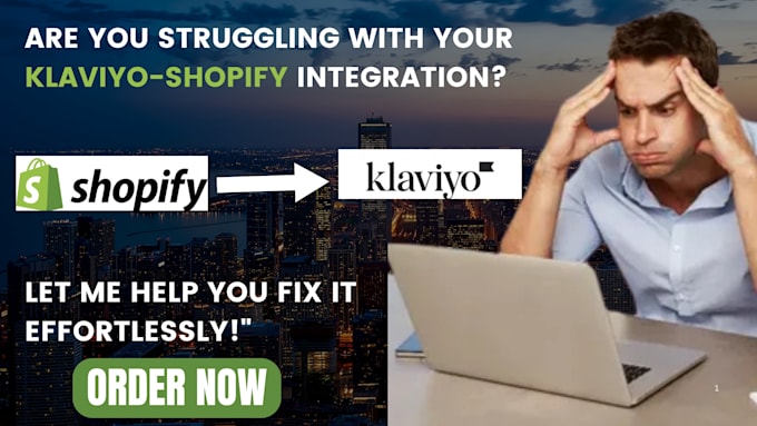 Gig Preview - Setup klaviyo shopify integration, klaviyo email flows for dropshipping store