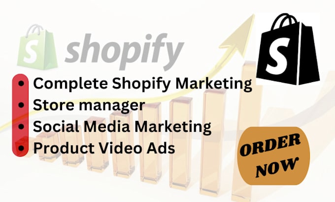 Gig Preview - Do shopify marketing, increase shopify sales