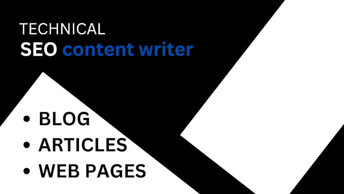 Gig Preview - Do content writing, blog post writing and SEO articles