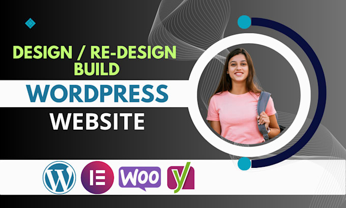 Gig Preview - Build SEO optimized, responsive, business, redesign, develop, wordpress website