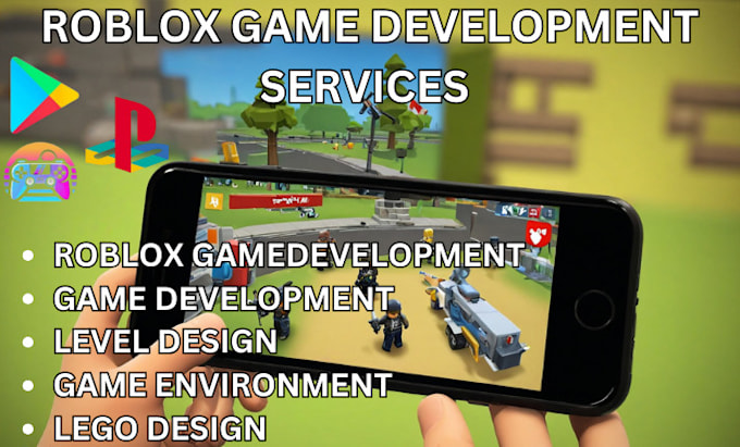 Gig Preview - Do roblox game development, roblox scripter , game map, game design, craft mine