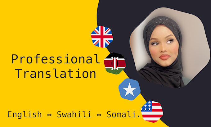 Bestseller - translate english, swahili, and somali professionally