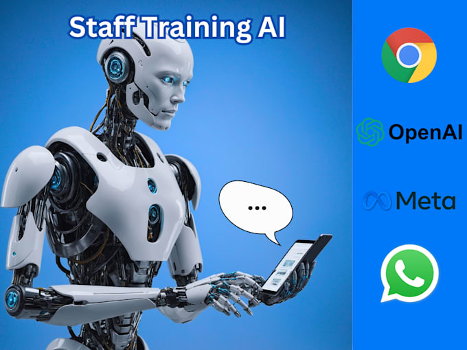 Gig Preview - Design a custom ai chatbot for staff training