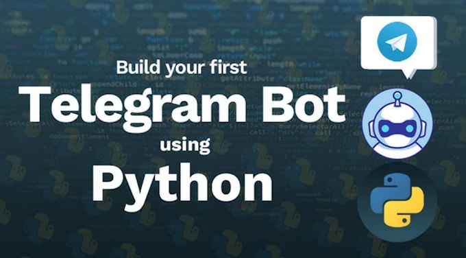 Gig Preview - Create a custom telegram bot in python, telegram sticker