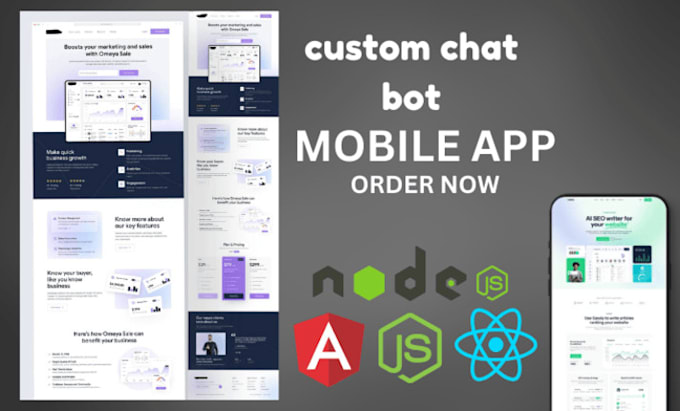 Gig Preview - Develop ai chatgpt mobile app or website ai saas app ai chatbot ai software