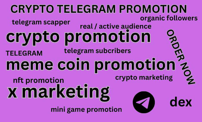 Gig Preview - Grow crypto telegram with telegram channel promotion with telegram subscribers