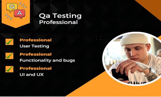 Gig Preview - Do app testing and website testing, android, iphone user testing, user test