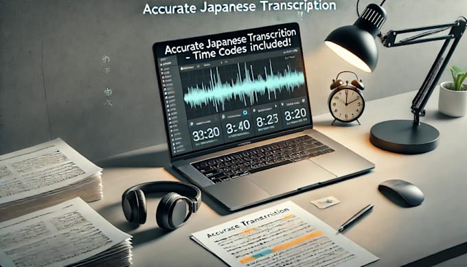 Gig Preview - Transcribe japanese interviews and videos with time stamps