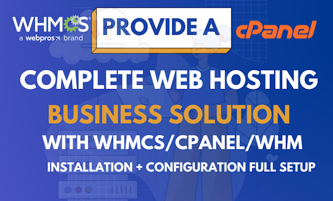 Gig Preview - Do full web hosting reseller business with whmcs,cpanel,whm