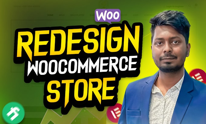 Gig Preview - Redesign woocommerce store or customization using elementor pro