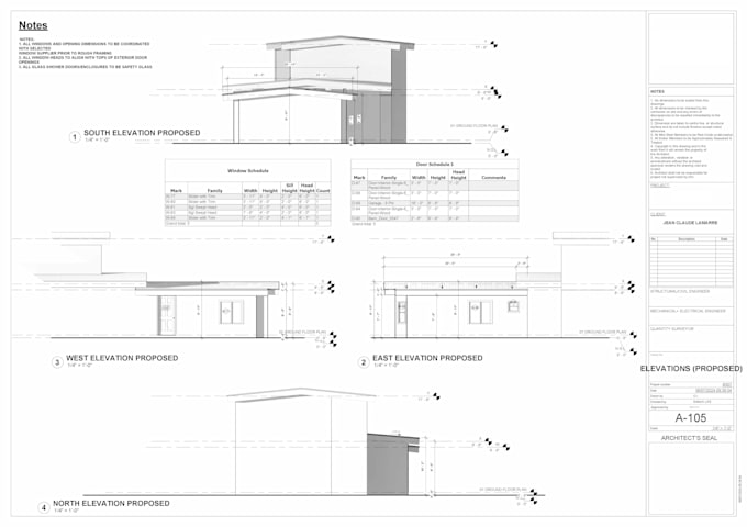 Gig Preview - Design architectural permits houseplans siteplans elevations mep and adu stamps