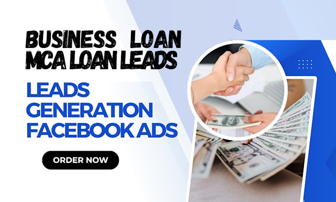 Gig Preview - Generate highly converting business loan lead mca leads business loan website