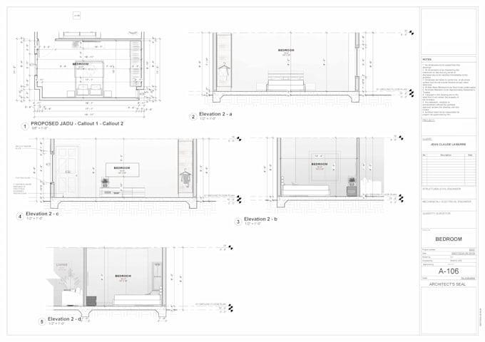 Gig Preview - Create architectural permits houseplans siteplans elevations mep designs and adu