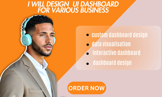 Gig Preview - Do ui design dashboard ui ux design and user friendly dashboard