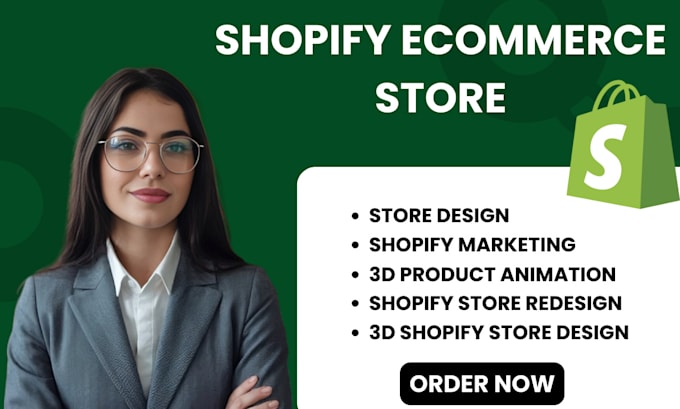 Gig Preview - Shopify seo ecommerce dropshipping website design shopify liquid code 3d shopify