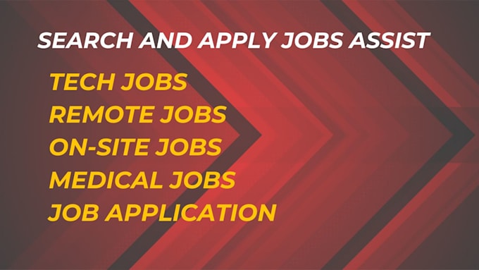 Gig Preview - Search and apply for internship jobs on your behalf