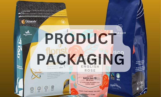 Gig Preview - Create professional food packaging and pouch design, box packaging, mylar bag