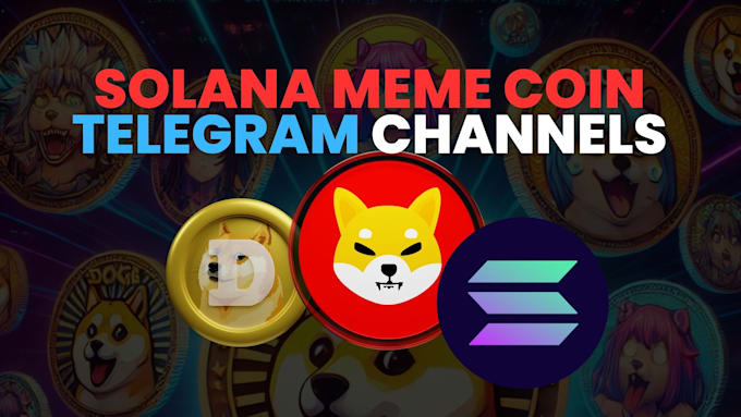 Gig Preview - Do telegram ads, solana memecoin, crypto, token promotion to get 900k holders