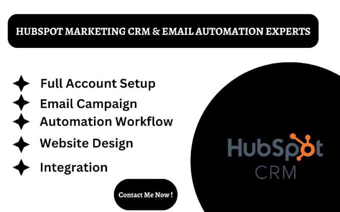 Gig Preview - Do hubspot crm integration email marketing automation made com expert