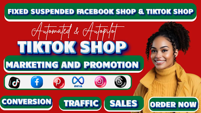 Bestseller - set up manage and fix tiktok droppshiping ,tiktok promotion