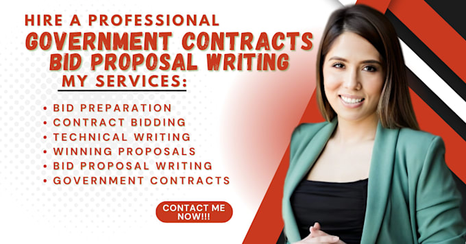 Gig Preview - Do bid proposal writing for government contracts rfps rfqs and rfis