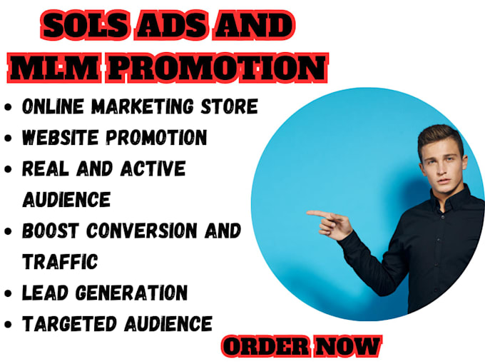 Gig Preview - Usa solo ads affiliate CPA link promotion, click bank MLM leads generation