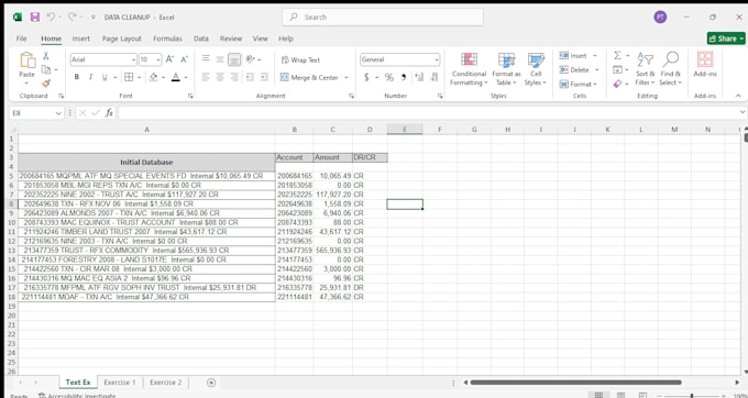 Gig Preview - Clean excel spreadsheets, excel data cleaning, data clean up