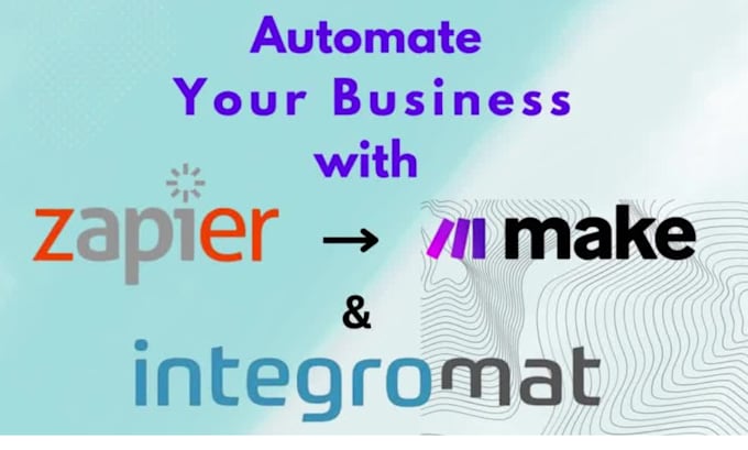 Gig Preview - Do make com automation zapier integromat make com scenario make ai automation