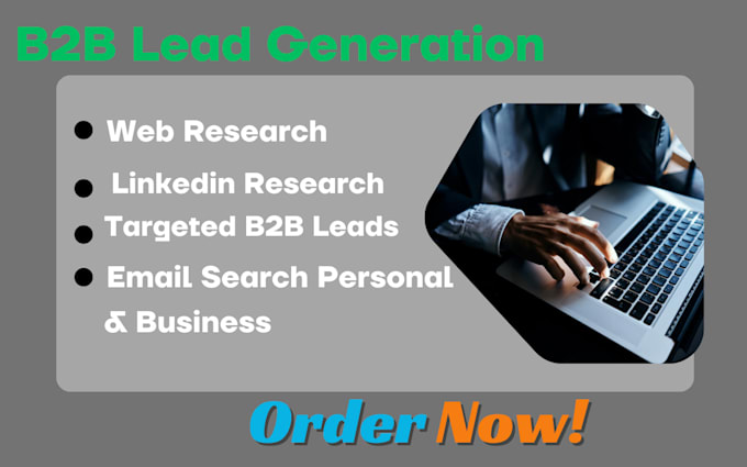 Gig Preview - Do b2b lead generation, contact list, email leads