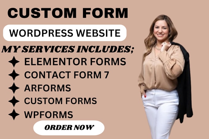 Gig Preview - Create or fix contact form 7 custom form for wordpress website contact us forms